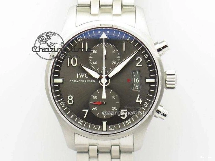 MIROTIME 0428 SunProtective Big Pilot Real PR IW500910 “Patrouille Suisse” ZF 1:1 Best Edition On Gray Nylon Strap 7278